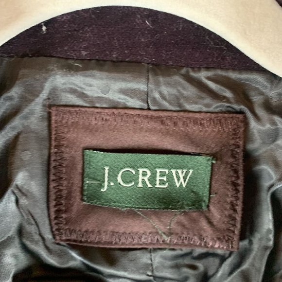 J.Crew Velvet Jacket Women's Purple Single‎ Breasted Notch Lapel Classic 7792 - Picture 2 of 7